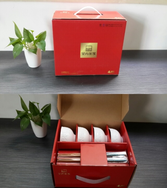 浮雕4碗4筷系列