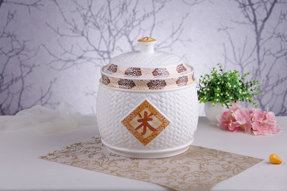 竹纹米缸（步步高升）