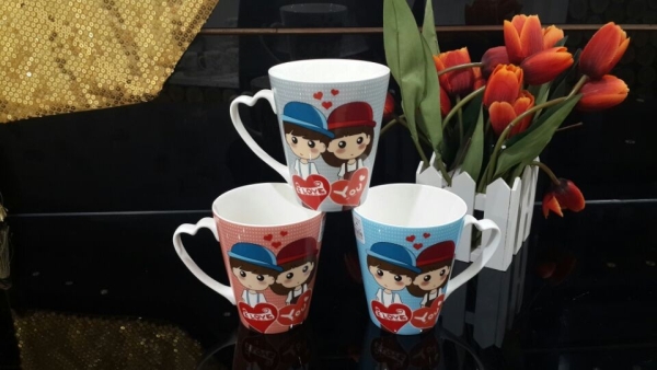 至尚美家14安士心型把手杯（两小无猜）