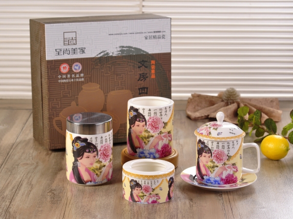 至尚美家自清文房四宝（凝眸有你）